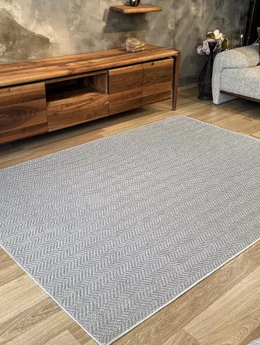 Nairobi Rug Zig Zag Dark Gray
